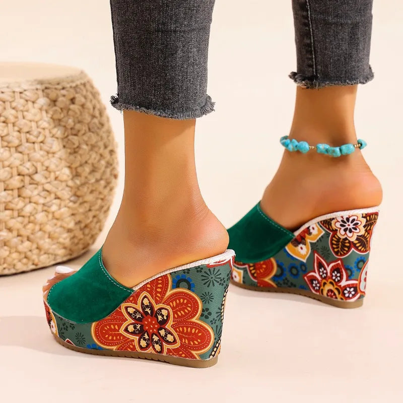 Sandy - Bohemian Wedge Sandal