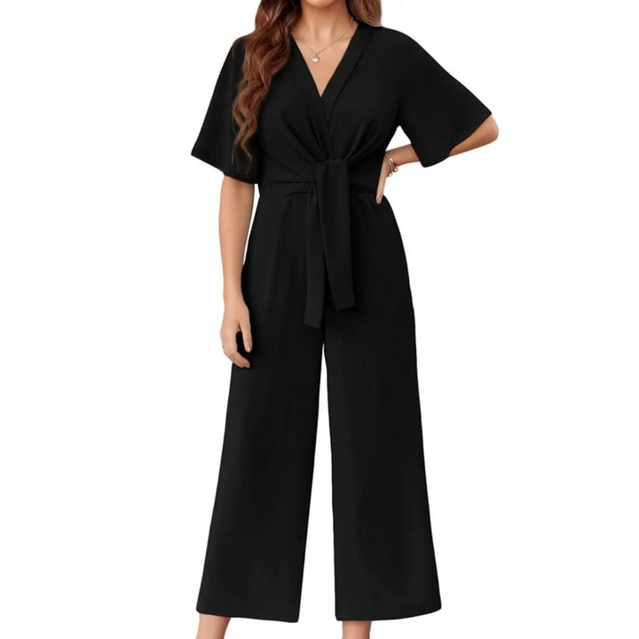 Lucia - Elegant Tie Knot Jumpsuits