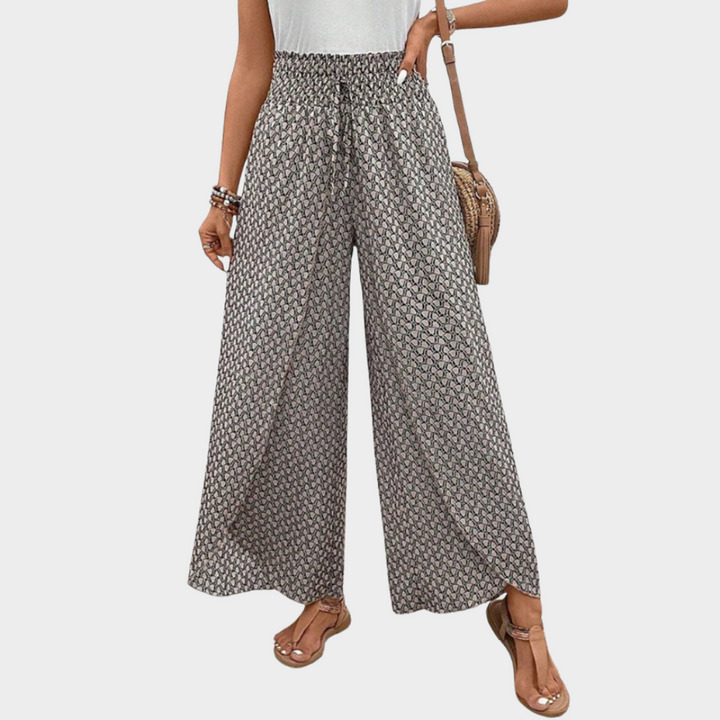 Aurelia - High Waist Wide-Leg Trousers