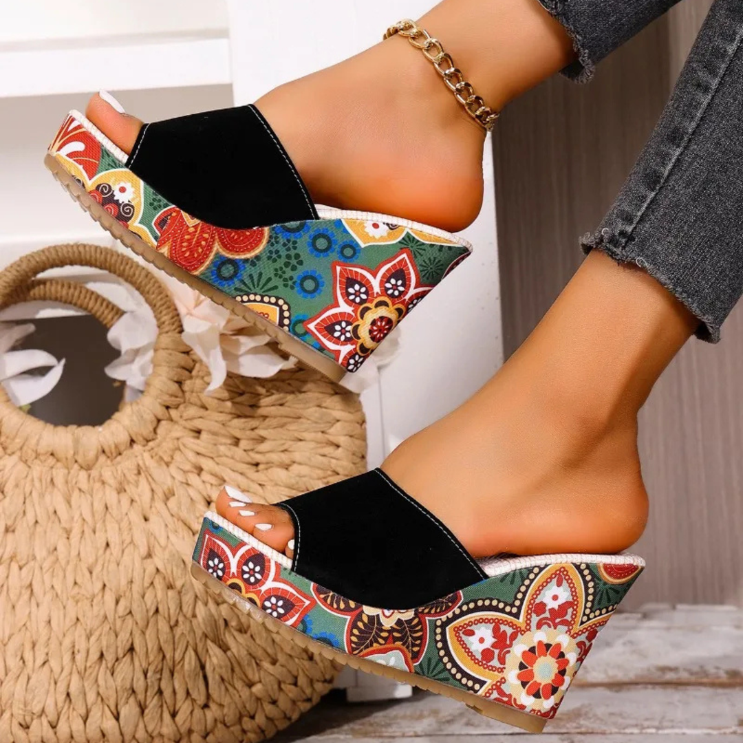 Sandy - Bohemian Wedge Sandal