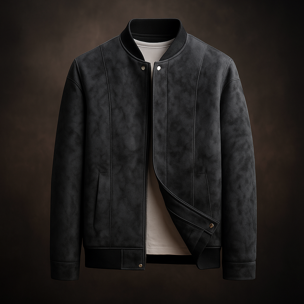 Maxwell - Suede Bomber Jacket