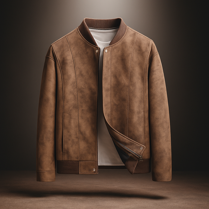 Maxwell - Suede Bomber Jacket
