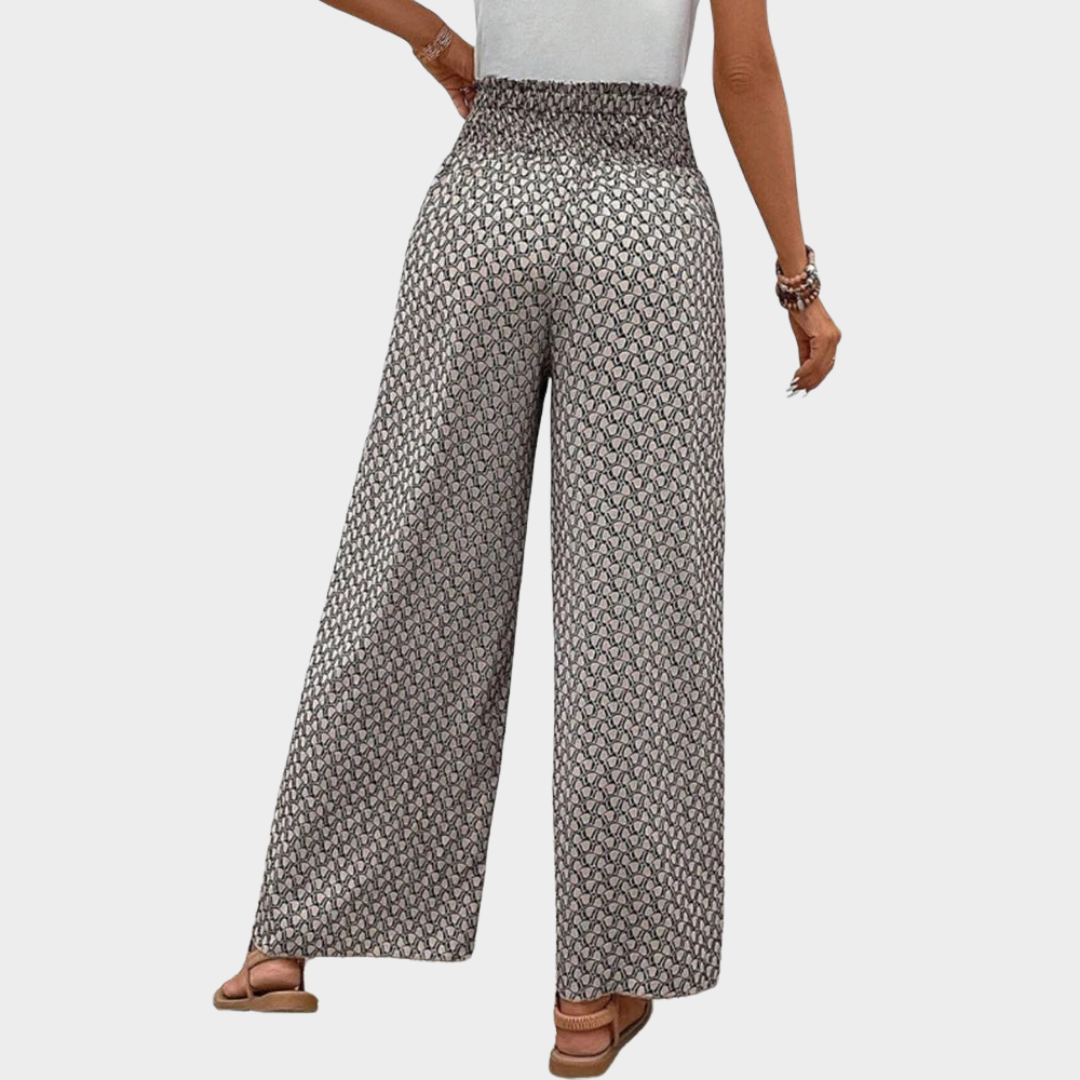 Aurelia - High Waist Wide-Leg Trousers