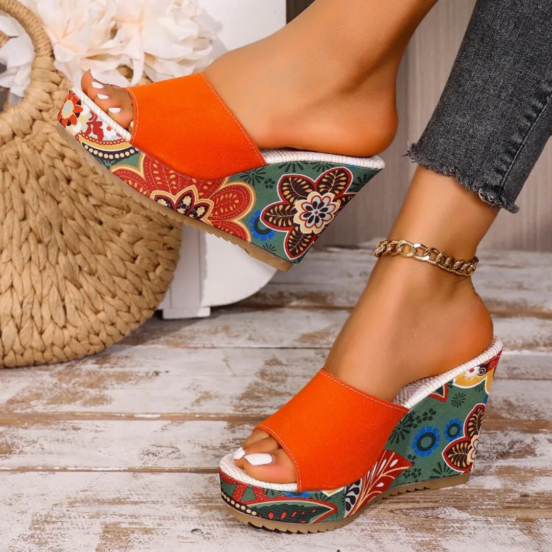 Sandy - Bohemian Wedge Sandal