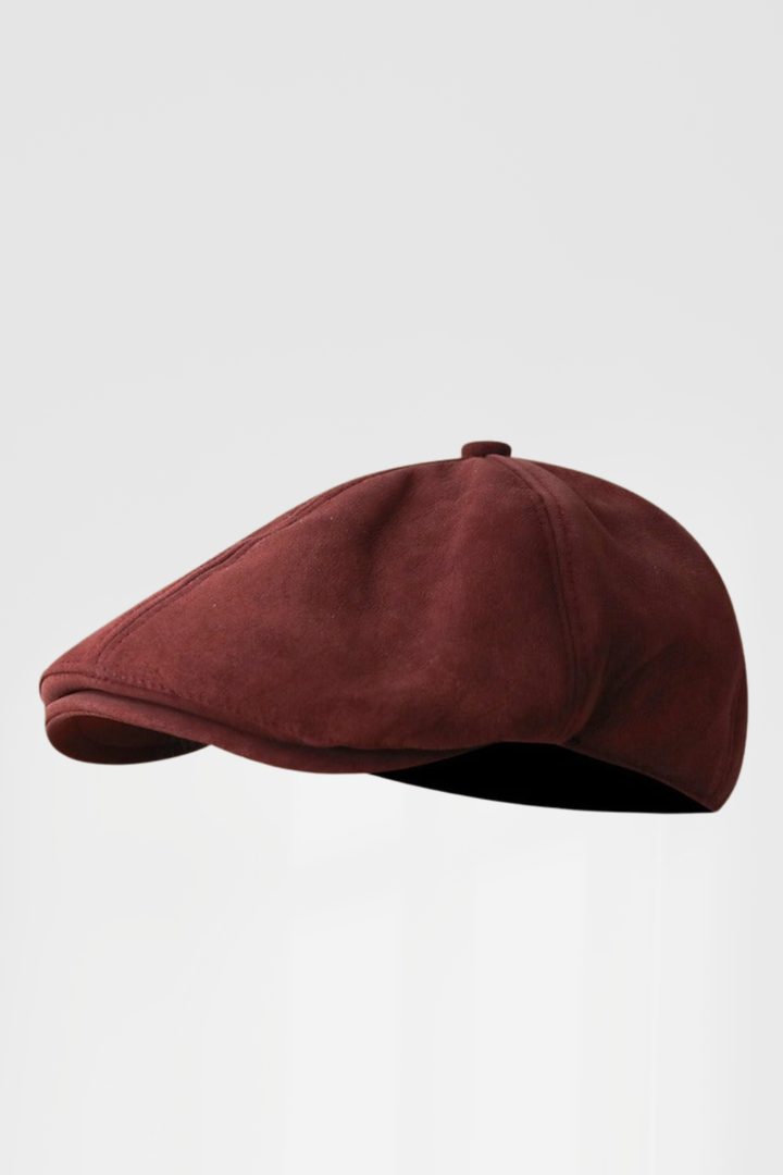 Sebastian - Suede Newsboy Cap