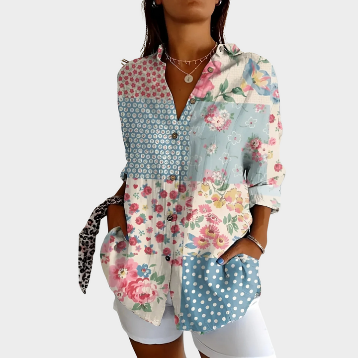 Kate - Casual Printed Blouse