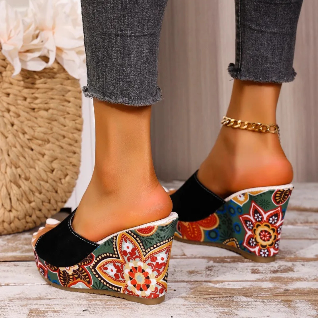 Sandy - Bohemian Wedge Sandal