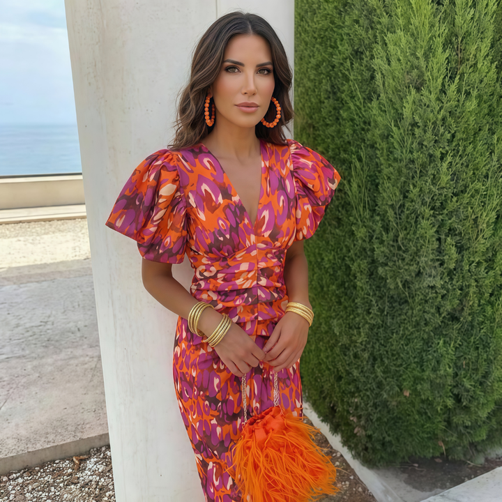 Florencia - Elegant Midi Summer Dress