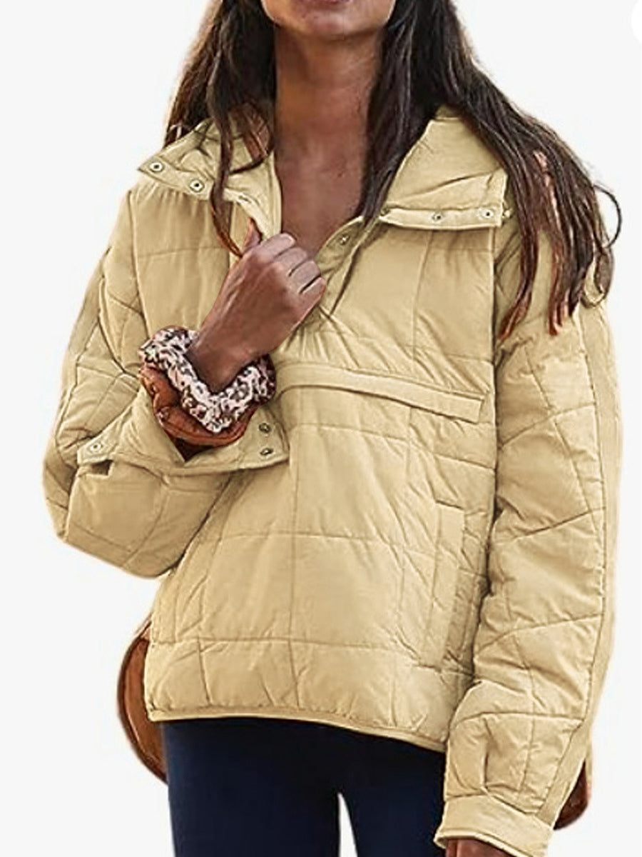 Lennox – Oversized Hooded Pullover Jacket
