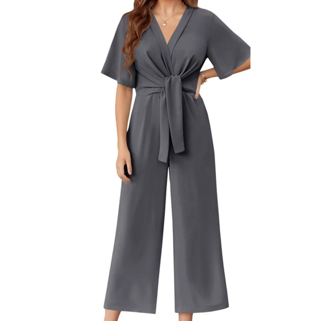 Lucia - Elegant Tie Knot Jumpsuits