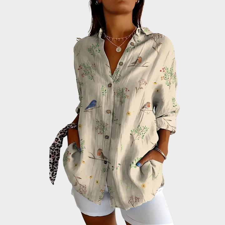 Kate - Casual Printed Blouse