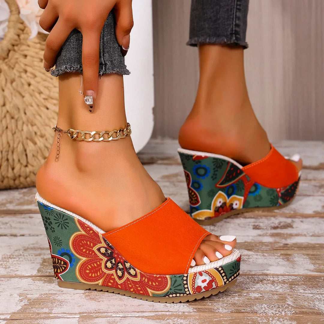 Sandy - Bohemian Wedge Sandal