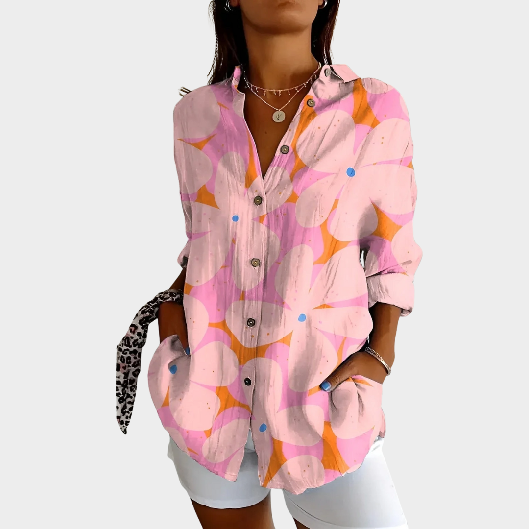 Kate - Casual Printed Blouse