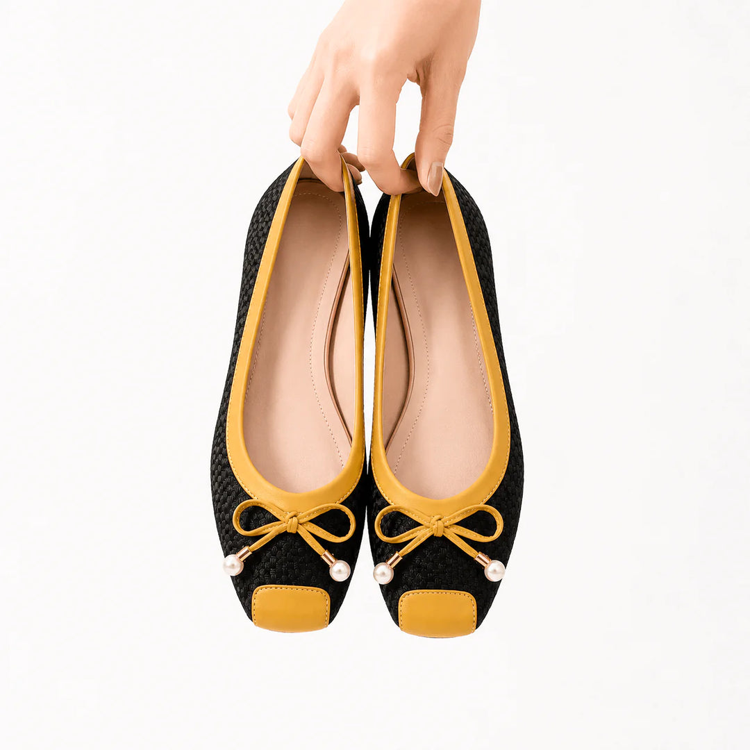 Alexis - Bow Ballet Flat Shoes