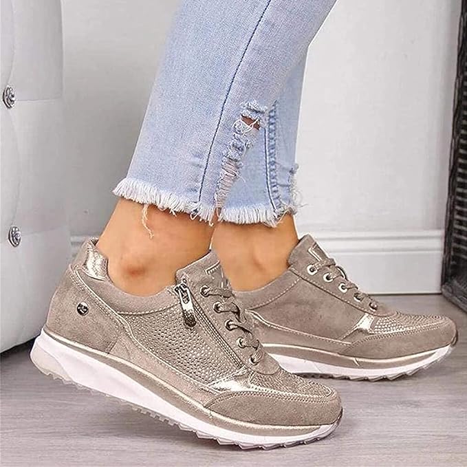 Gabor - Zip-Up Orthopedic Sneakers