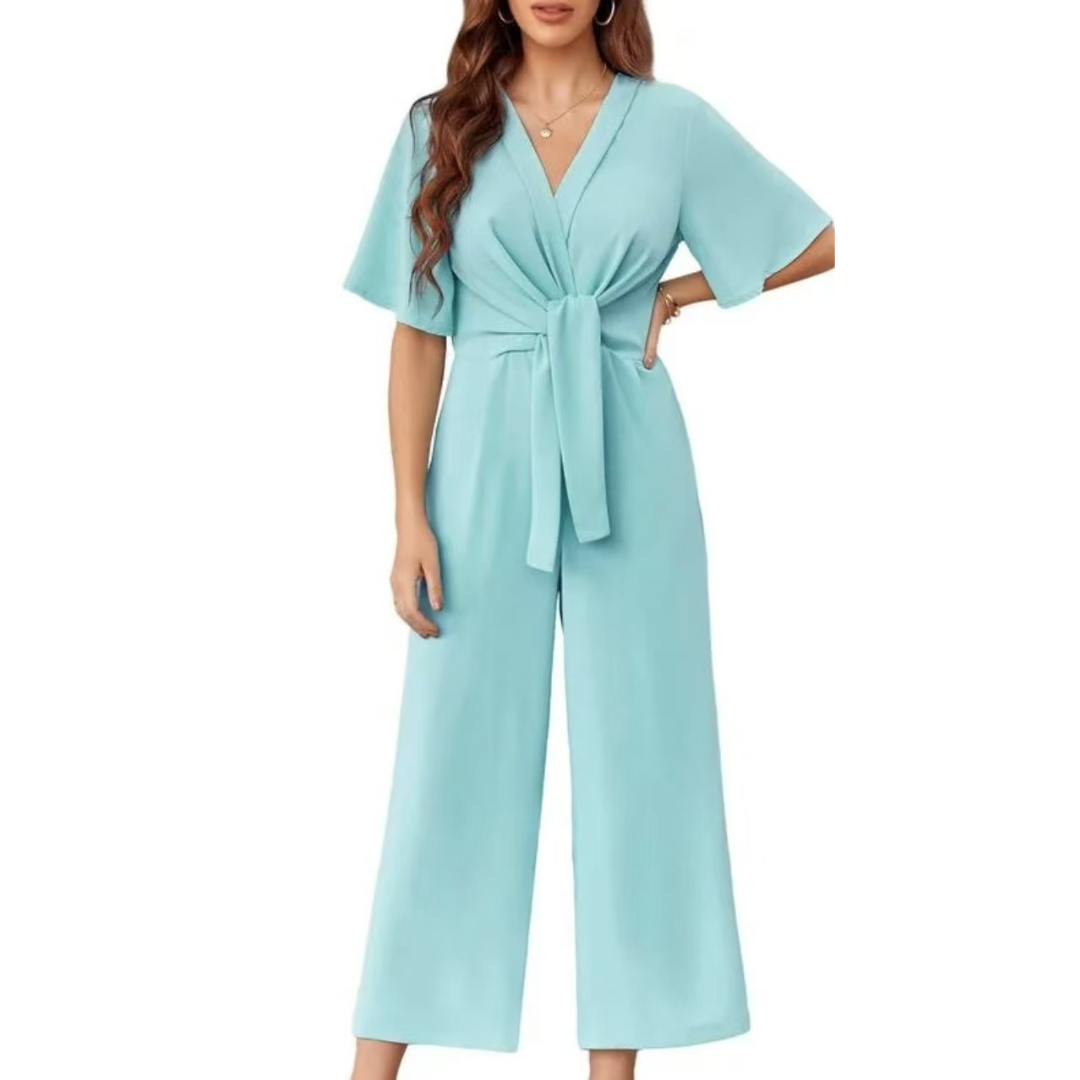 Lucia - Elegant Tie Knot Jumpsuits