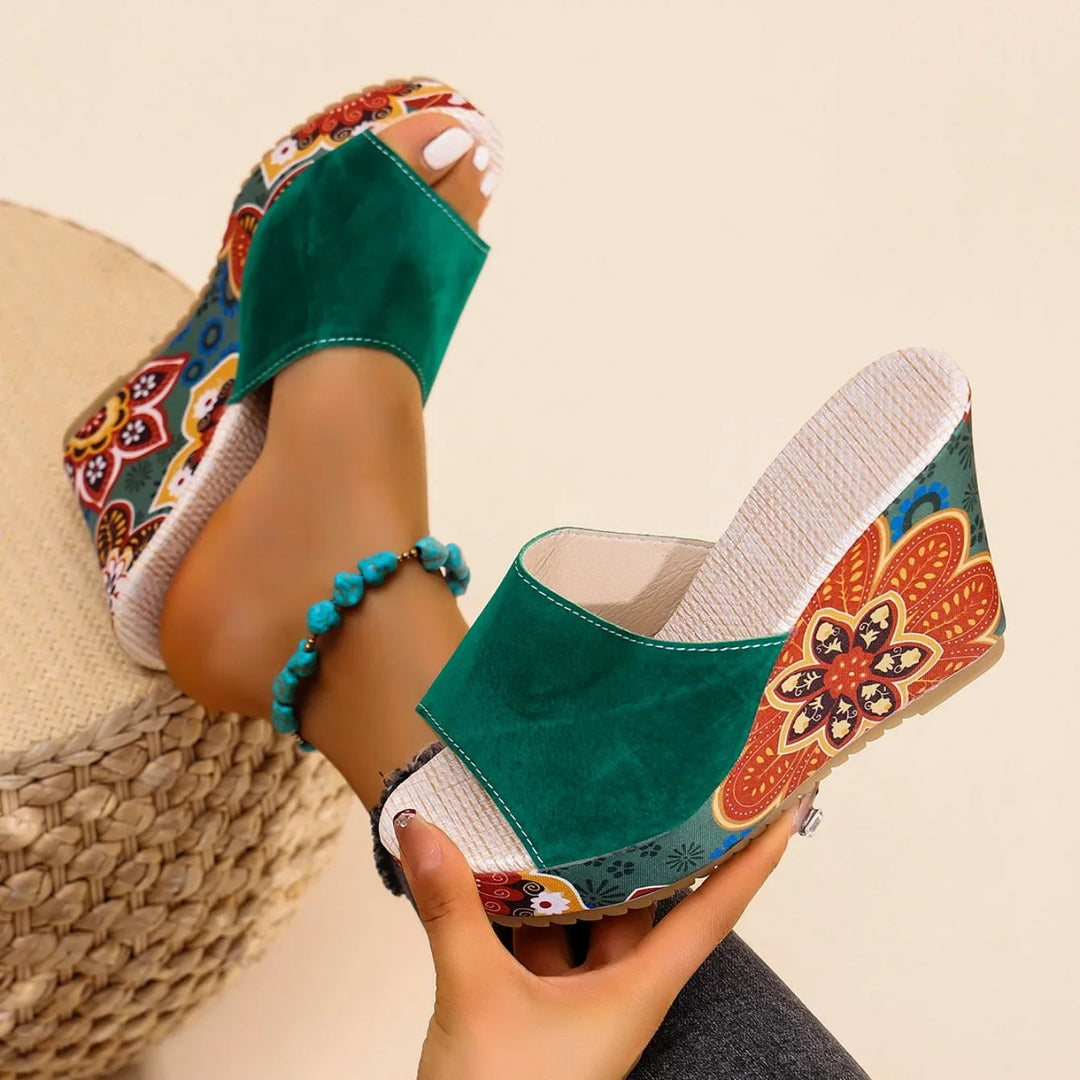 Sandy - Bohemian Wedge Sandal