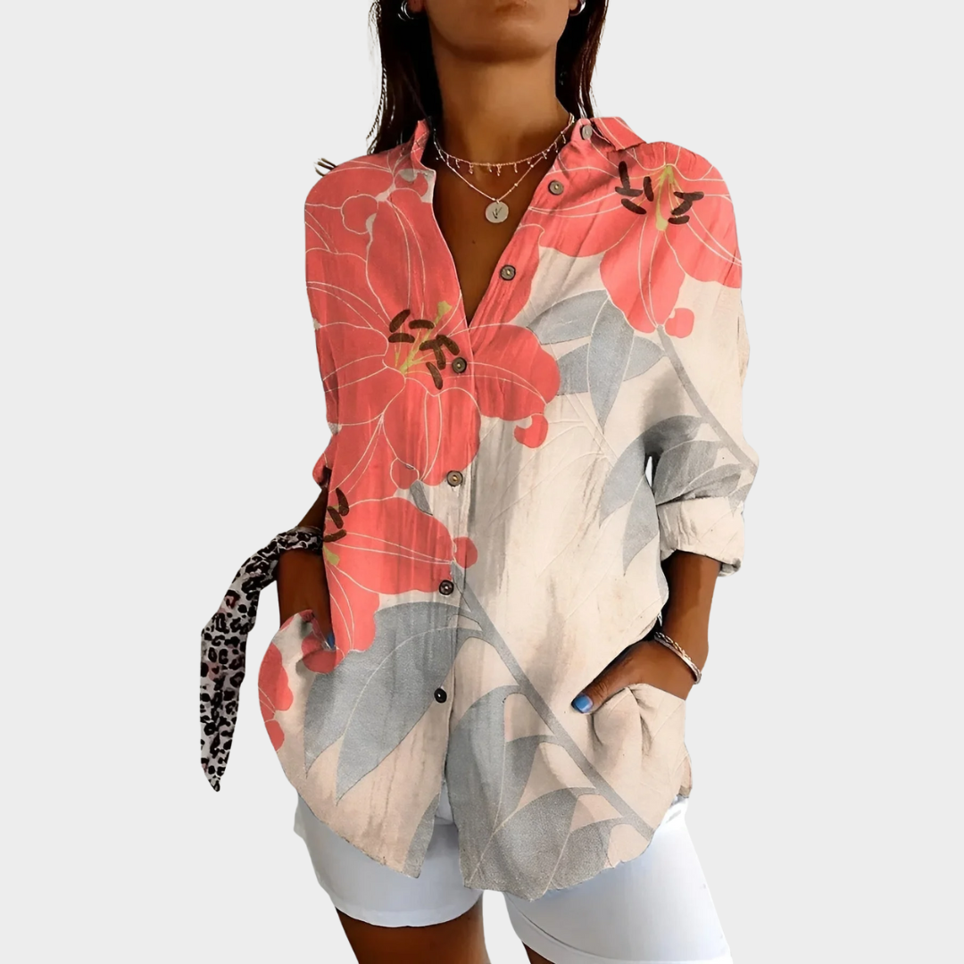 Kate - Casual Printed Blouse