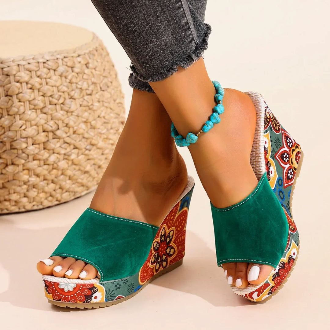 Sandy - Bohemian Wedge Sandal