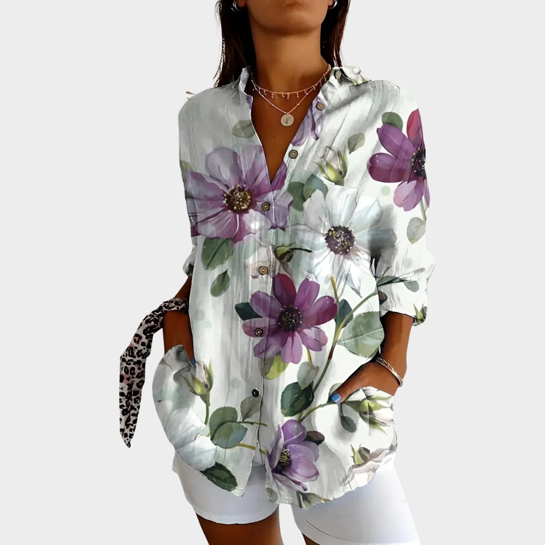 Kate - Casual Printed Blouse