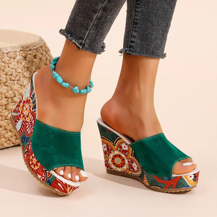 Sandy - Bohemian Wedge Sandal