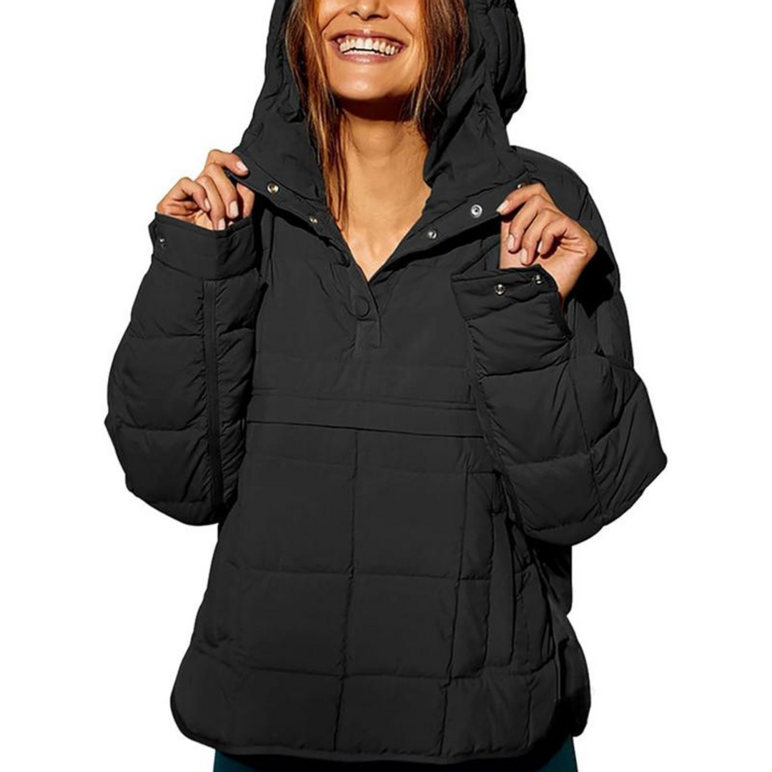 Lennox – Oversized Hooded Pullover Jacket
