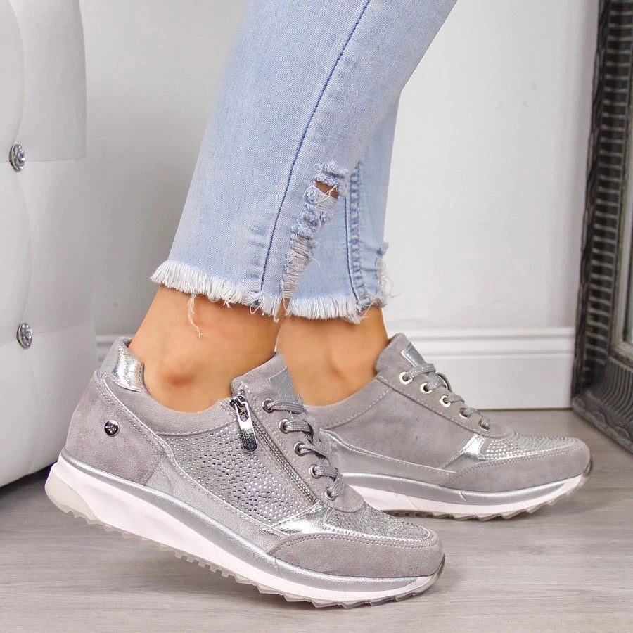 Gabor - Zip-Up Orthopedic Sneakers