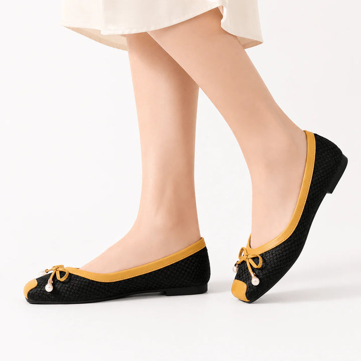 Alexis - Bow Ballet Flat Shoes