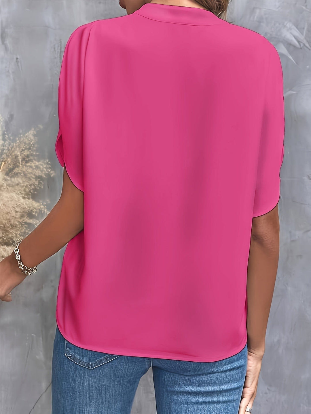 Erica – Luxurious Draped Blouse