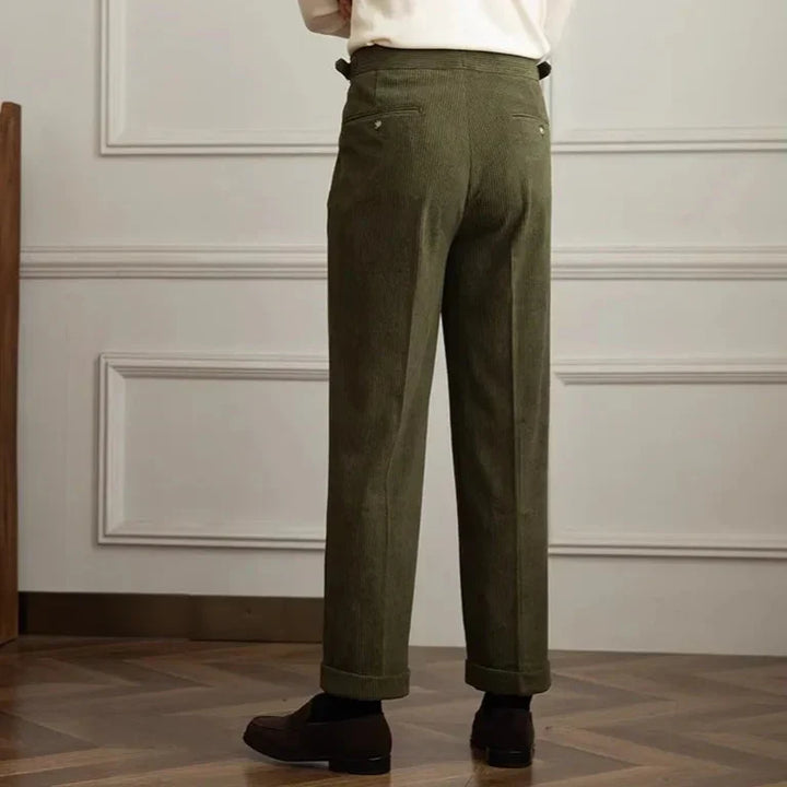 Theodore - High-Waisted Corduroy Trousers