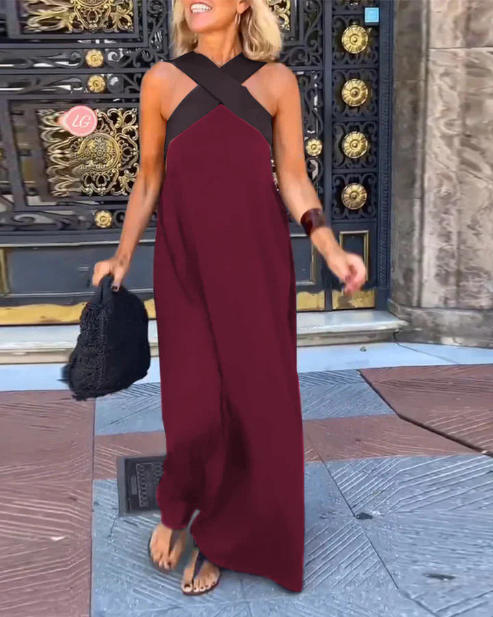 Juliette - Dress with Crossed Cut