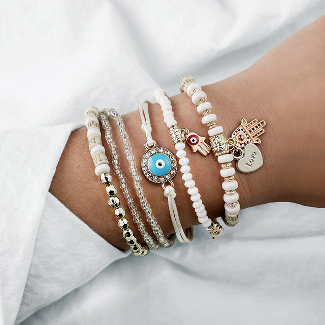 Amara - Hamsa Bracelet Pack