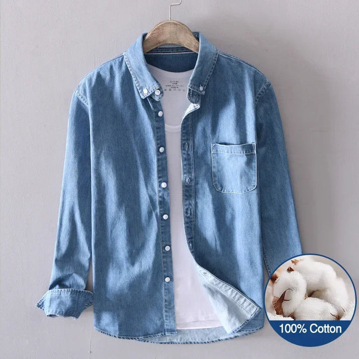 Ethan - Slim Denim Shirt