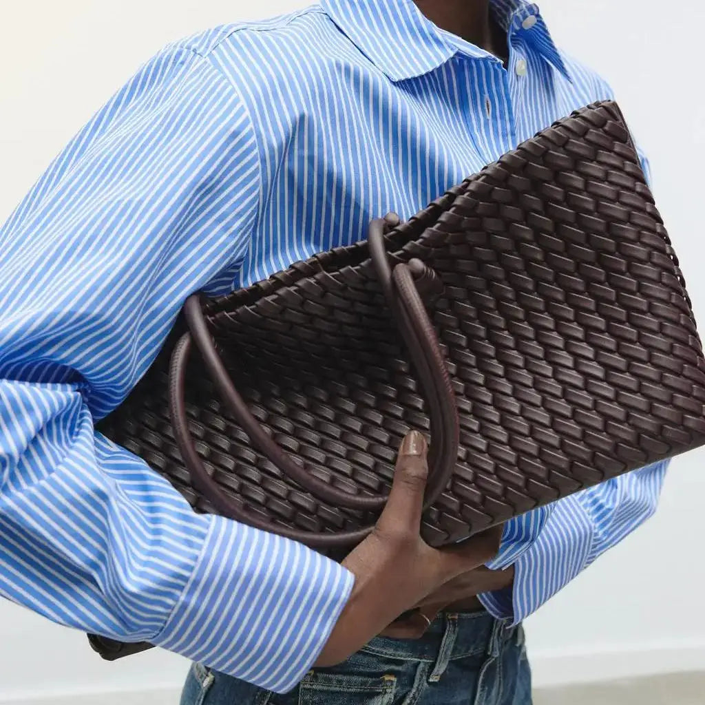 Adriana - Woven Leather Handbag