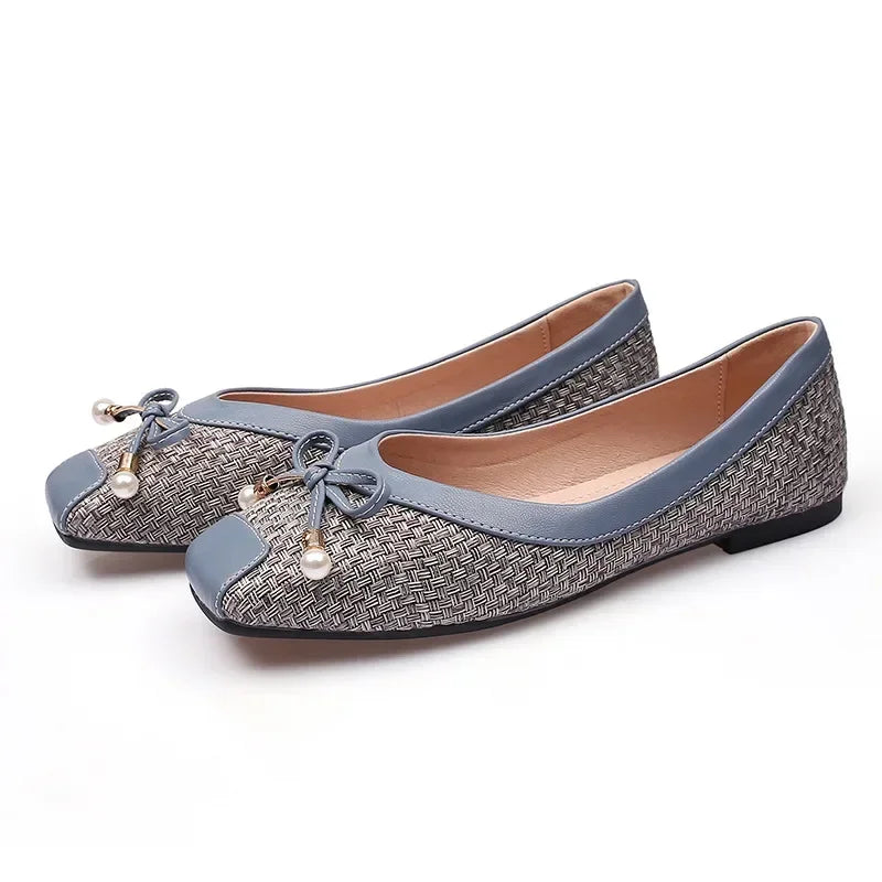 Alexis - Bow Ballet Flat Shoes