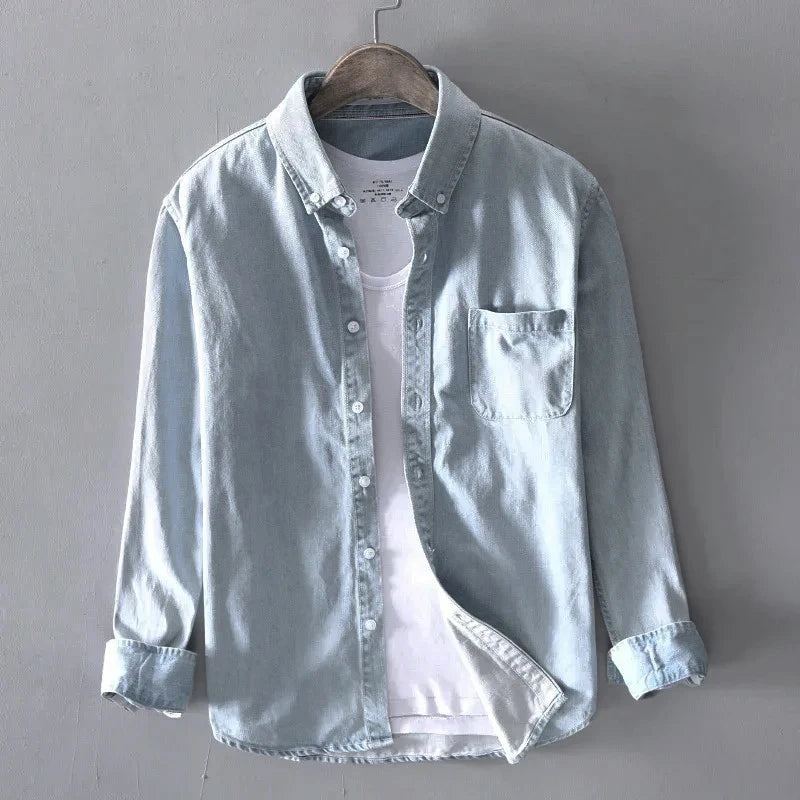 Ethan - Slim Denim Shirt