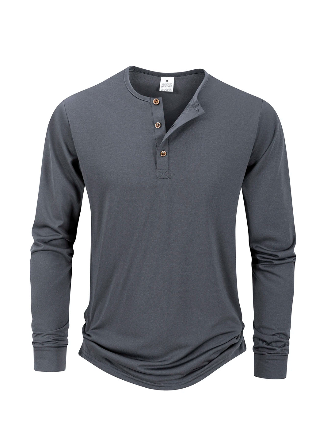 Liamm – Stylish Long Sleeve Henley T-Shirt