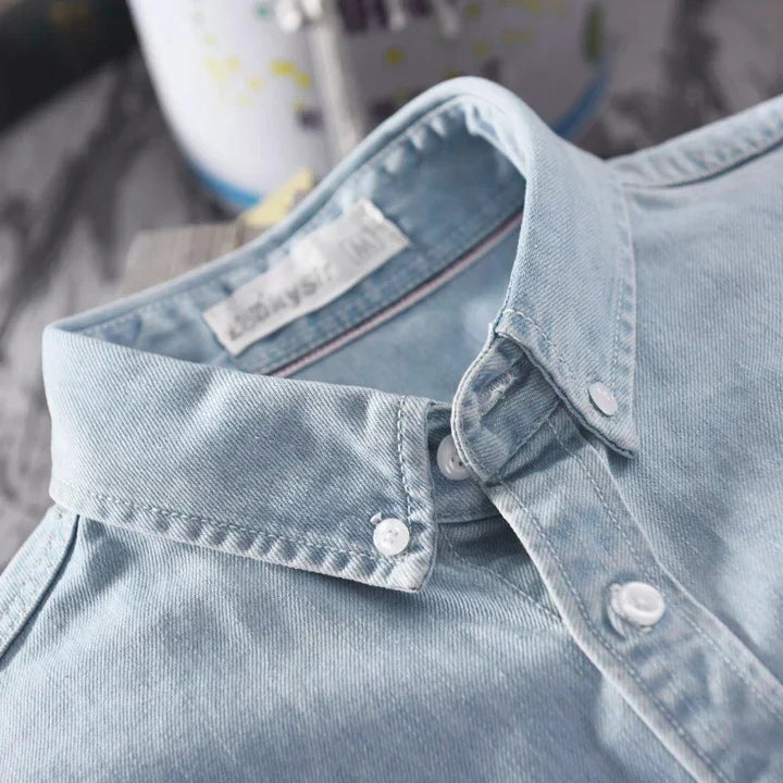 Ethan - Slim Denim Shirt