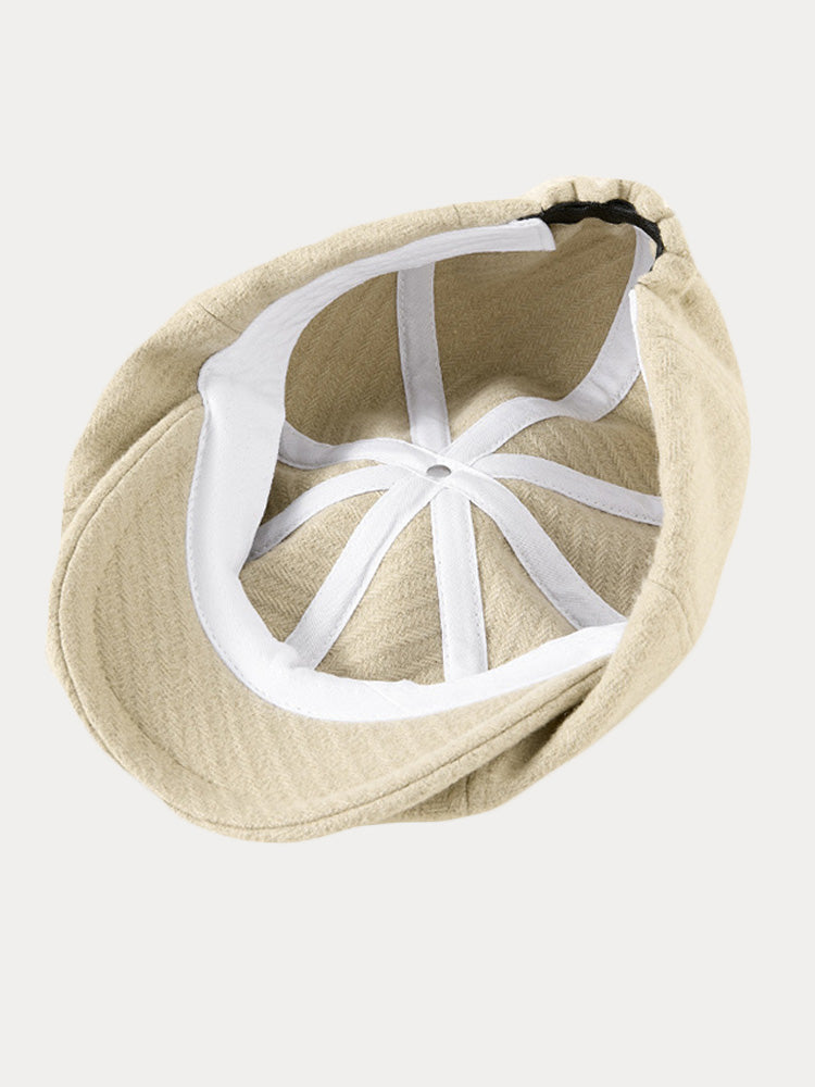 Leo - Cotton Luxe Newsboy Cap