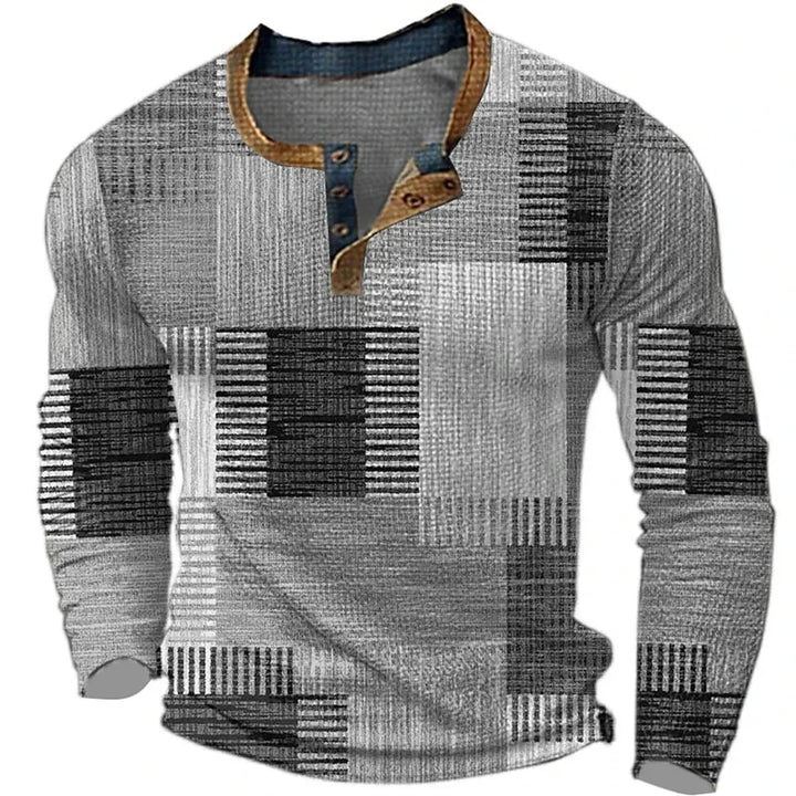 Andy - Colorful Men's Long Sleeve Shirt