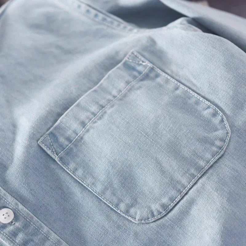 Ethan - Slim Denim Shirt
