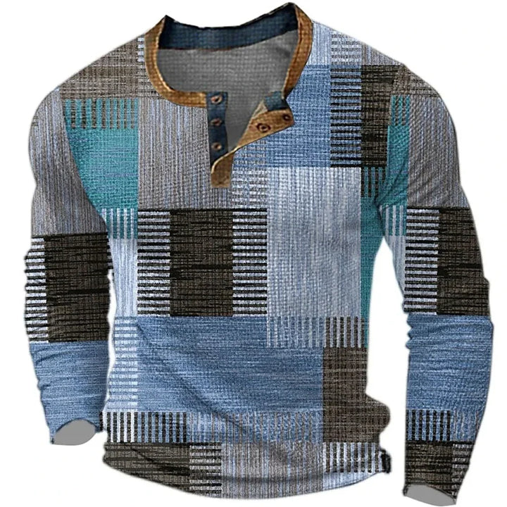 Andy - Colorful Men's Long Sleeve Shirt