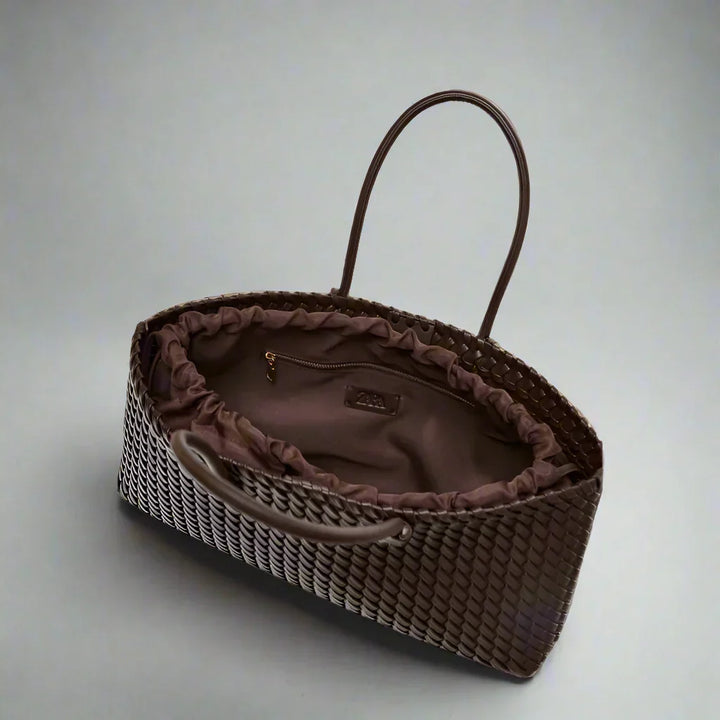 Adriana - Woven Leather Handbag