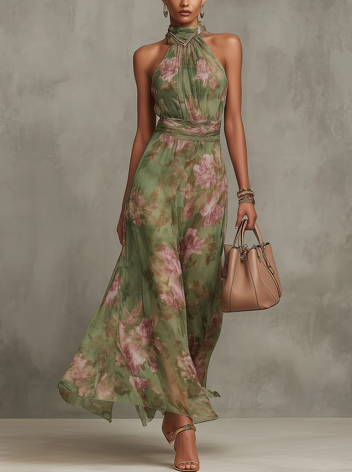 Diana - Sophisticated Floral Summer Dress