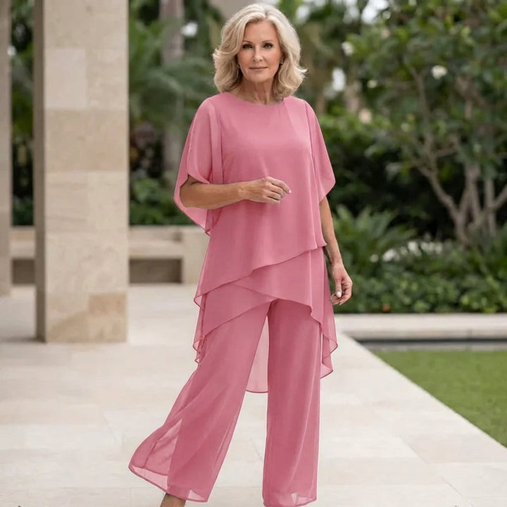 Sienna  - Draped Top with Palazzo Pants