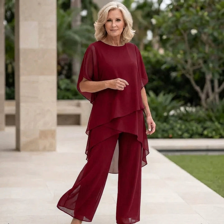 Sienna  - Draped Top with Palazzo Pants