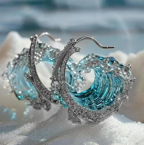 Ava – Exquisite Ocean-Inspired Earrings