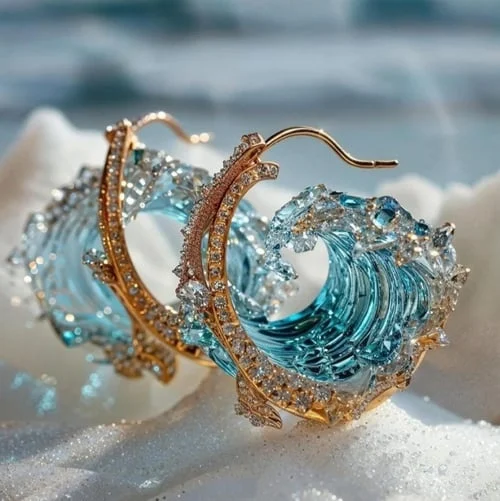Ava – Exquisite Ocean-Inspired Earrings