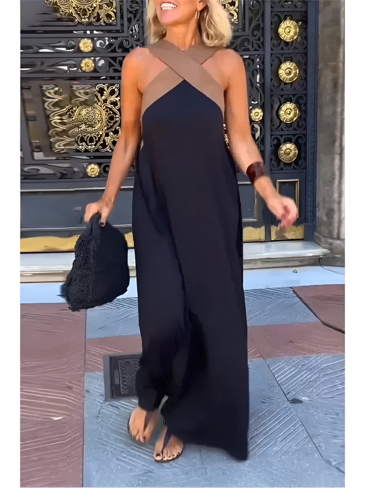 Juliette - Dress with Crossed Cut