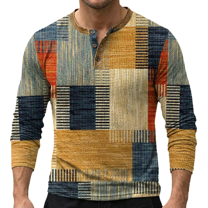 Andy - Colorful Men's Long Sleeve Shirt